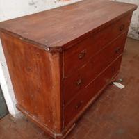 Mobile antico cassettone inizio 900 ciliegio