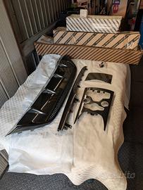 Kit Carbonio Stelvio + Pulsante rosso Acc.