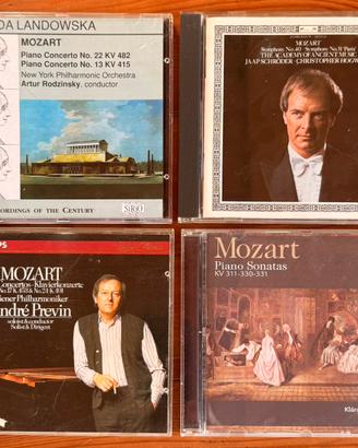 4 CD Mozart - concerti, sinfonie, sonate