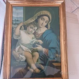Stampa Madonna primi del 900