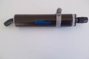 Silenziatore Leovinci alluminio/carbonio per Fifty