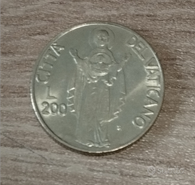 M.200 lire Vaticano del 1990