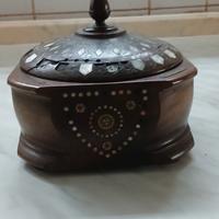 scatola portagioie in legno