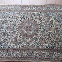 TAPPETO PERSIANO NAIN lana e seta 300 x 200 cm