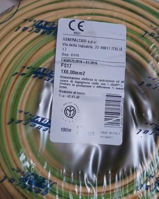 5 MATASSE FILO GV 6 MM2 IN STOCK