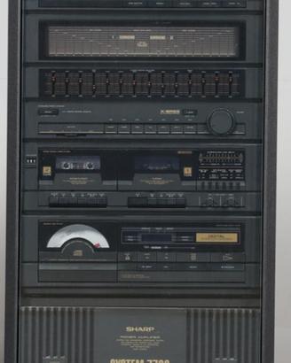 Impianto HI Fi Sharp 7700 vintage