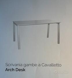 Scrivania gambe a cavalletto Arc Desk