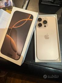 IPHONE 16 PRO 128 GIGA DESERT TITANIUM