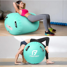 FBSPORT Air Roller gonfiabile 120×75 cm con pompa