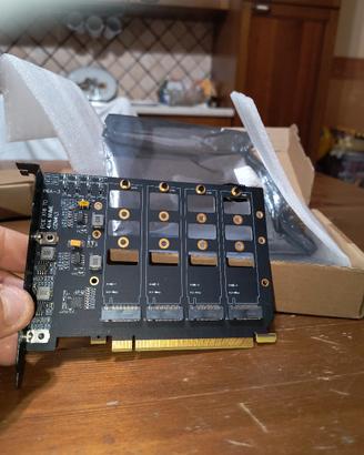 pcie x16 to 4x4 nvme gen4/3