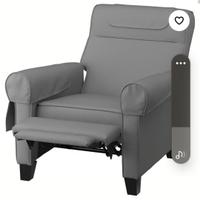 Poltrona reclinabile con poggiapiedi