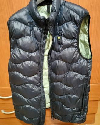 Gilet Smanicato Uomo Blauer USA ad Onde - Taglia M