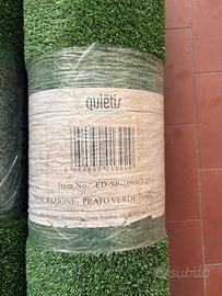 Prato sintetico verde 7 mm. Nuovo