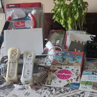 Nintendo wi bianca+ accessori+giochi+2controller+c