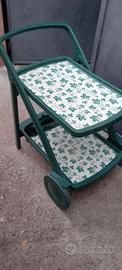carrello portavivande in plastica da giardino usa