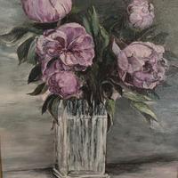 '900:Impressionismo franc. "Bouquet di Peonie"