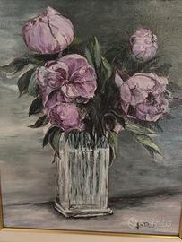 '900:Impressionismo franc. "Bouquet di Peonie"