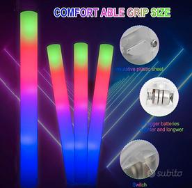 50 Bastoncini Luminosi LED Multicolore - 3 Modalità Lampeggio, Per Feste, Matrimoni, Compleanni, Eventi - Foto 4