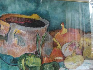 Quadro dipinto a mano - olio su tela incorniciato