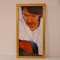 Maria Murgia collage fotografico di De André 