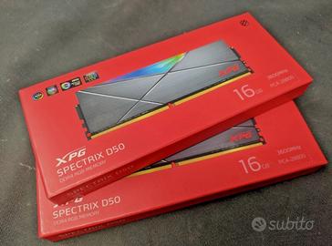 RAM DDR4 3600MHz ADATA XPG SPECTRIX D50 RGB 32GB