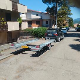 BMW x3 e carrello trasporto auto 