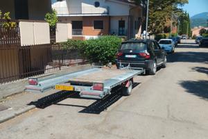 BMW x3 e carrello trasporto auto 