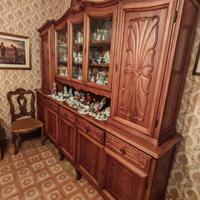 soggiorno  stile barocco in legno massello 