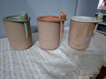 Barattoli Sale/Caffè/Zucchero Tivoli 1996