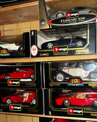 Lotto 12  Burago articoli 1/18 1/24 nuove sigillat