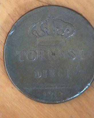 10 Tornesi del 1819