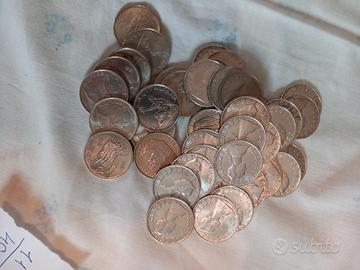 N 50 PEZZI 500 LIRE ARGENTO CARAVELLE 14,5 CADAUNO