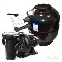 Impianto di filtrazione a sabbia 15mc/h Desa15VT