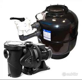 Impianto di filtrazione a sabbia 15mc/h Desa15VT