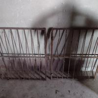 cancello in ferro a 2 ante