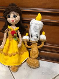 Amigurumi  crochet la Bella  e la bestia Disney