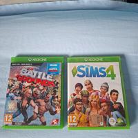 Due giochi XBOX One: W2K Battle grounds, The Sims 