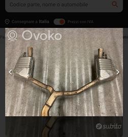 Scarico completo senza catalizzatore Mercedes E200