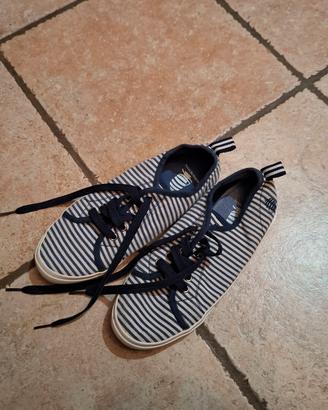 scarpe ginnastica righe blu MarinaYachting 36