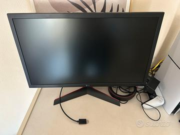 Monitor da gaming LG 24” ideale per ps5, pc e xbox