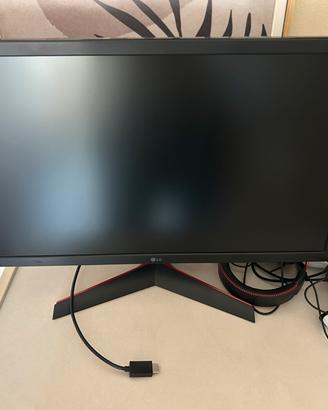Monitor da gaming LG 24” ideale per ps5, pc e xbox