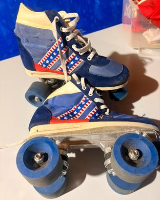Pattini a Rotelle Vintage Ann80 Stile USA / Roller