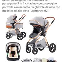 trio passeggino 