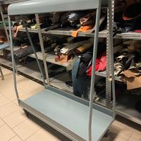 Carrello porta rotoli / in metallo con ruote