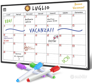 Calendario Magnetico Frigo A3 – Lavagna Magnetica