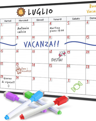 Calendario Magnetico Frigo A3 – Lavagna Magnetica