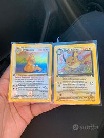 Dragonite prima edizione,dark raichu prima ed.