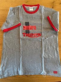 Maglietta Triumph grigia/rossa tg L