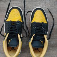 Scarpe Air Jordan 1 Low Nero Giallo