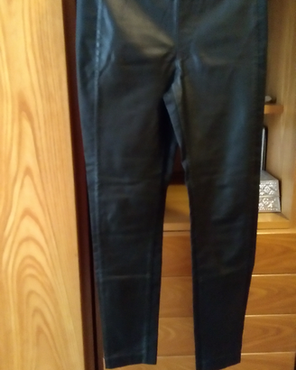 Pantaloni donna ecopelle H&M